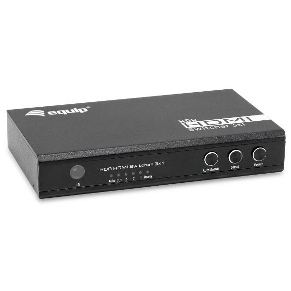 EQUIP HDMI 2.0  SWITCH 3X1   USB POWERED